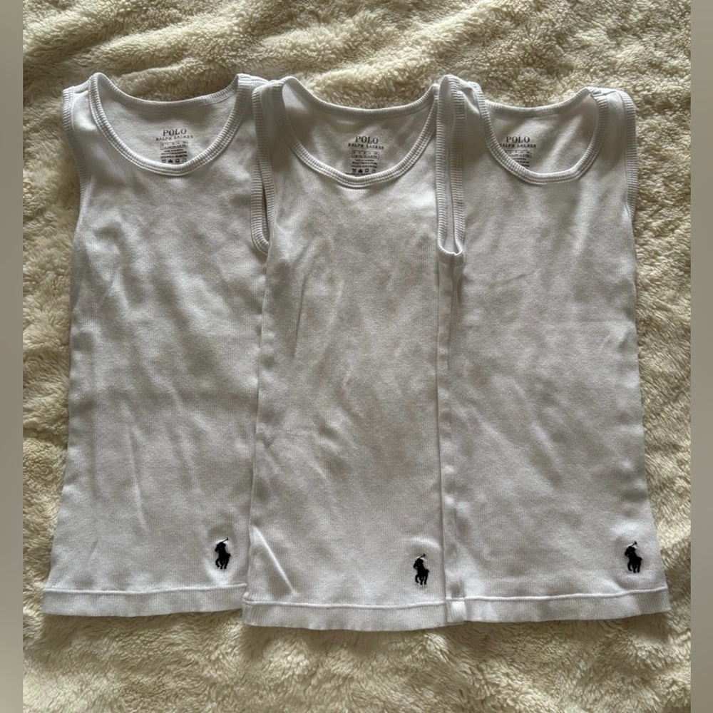 Boys Polo Ralph Lauren Size Small Tank Top Bundle of 3